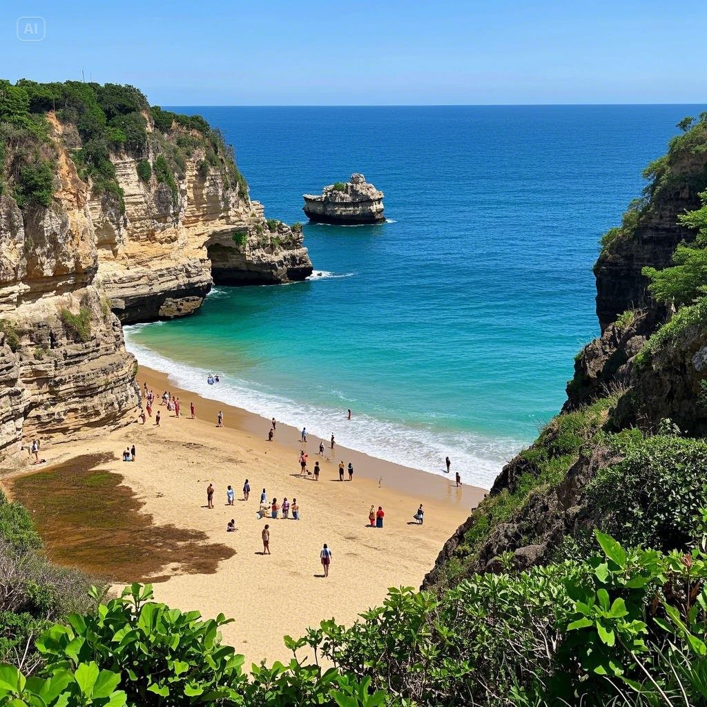 Sejarah Pantai Pandawa: Dari Tebing Kapur hingga Destinasi Wisata Populer