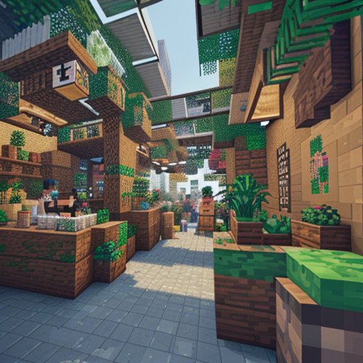 Mengembangkan Budaya: Dekorasi Warung Kopi Unik dalam Game Minecraft