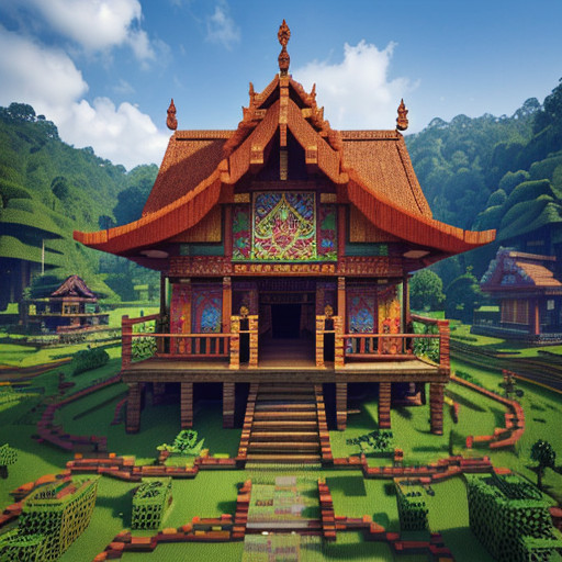 Inspirasi Budaya dalam Dunia Game: Dekorasi Tradisional Indonesia di Minecraft