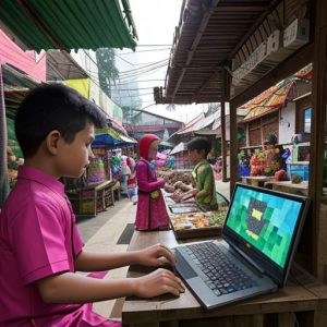 Inspirasi Budaya dalam Dunia Permainan: Dagang-dagang Melayu di Minecraft